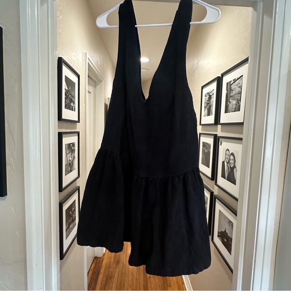 Free People x REVOLVE About Town Mini Dress in Black - Picture 6 of 8